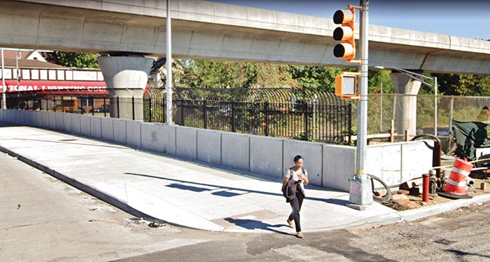 Photo Courtesy of Google The pedestrian was hit by the getaway vehicle at Liberty Avenue and the Van Wyck Expressway.