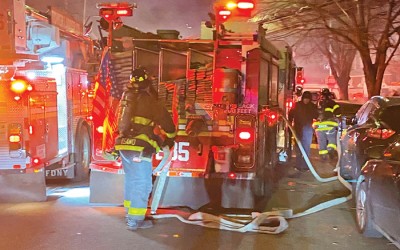 Firefighter Injured in Two-Alarm Woodhaven Blaze