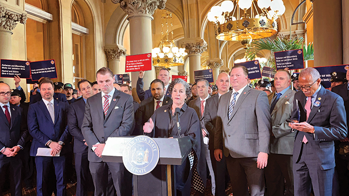 Hundreds Rally in Albany for FDNY Pension Bill
