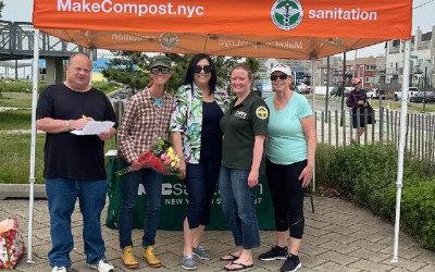 Rockaway Beach Compost Event a Rousing Arrest
