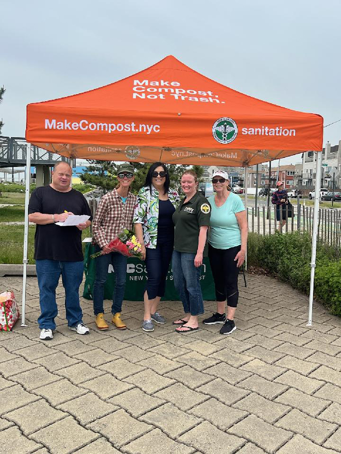 Rockaway Beach Compost Event a Rousing Arrest