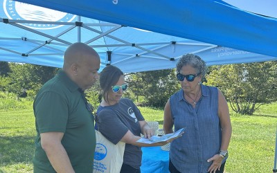 Pheffer Amato Hosts Conservation Work Tour of Jamaica Bay for Assembly Speaker