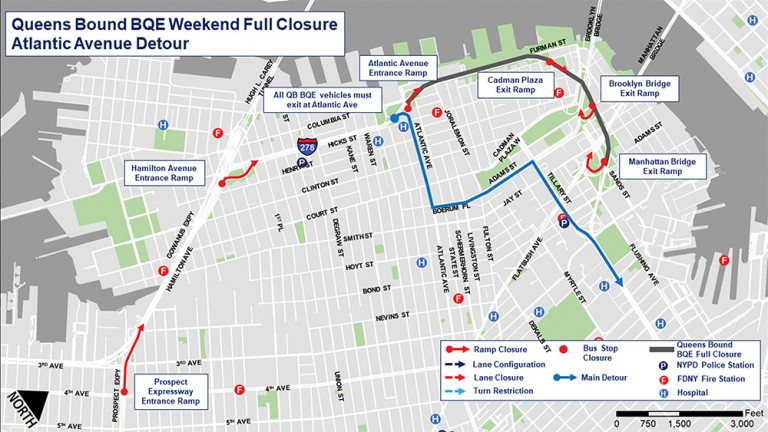 DOT Announces Notification Campaign ahead of October BQE Closures
