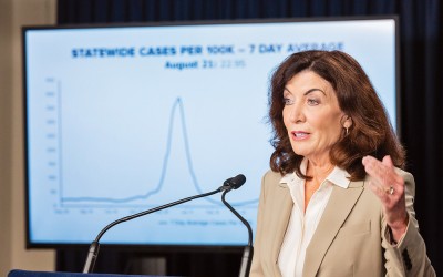 NY COVID-19 Hospitalizations on Rise