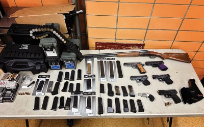 Two Jamaica Men Charged with Possessing Arsenal of Illegal Weapons