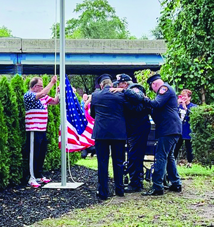 Retired City Firefighter Leads Community in Emotional Sept. 11 Memorial Ceremony
