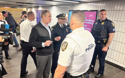 MTA Leadership and Police Chiefs View Safety Protocols in the Transit System