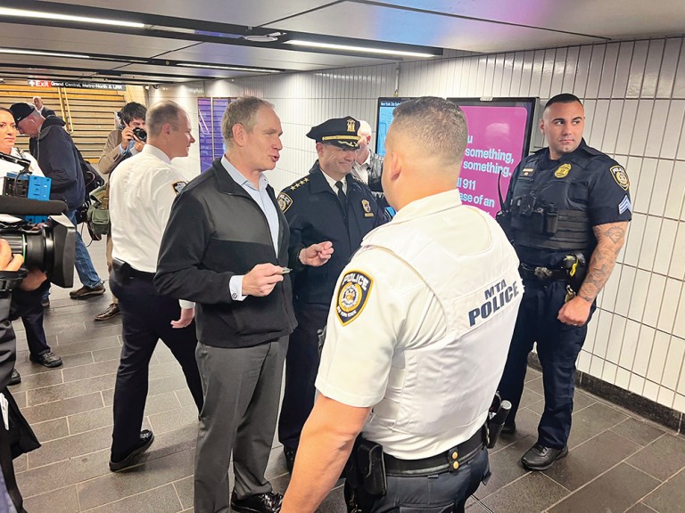 MTA Leadership and Police Chiefs View Safety Protocols in the Transit System