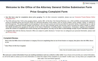 NY AG Warns New Yorkers of Price Gouging on Essential Goods in Aftermath of Heavy Rainstorms