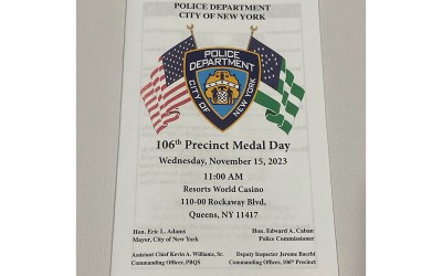 Community Marks 106th Pct. Medal Day