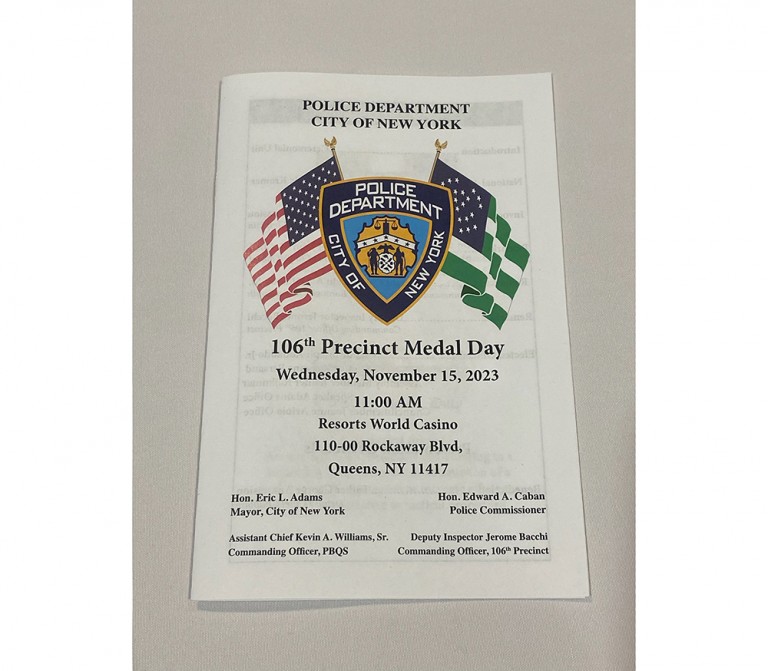 Community Marks 106th Pct. Medal Day