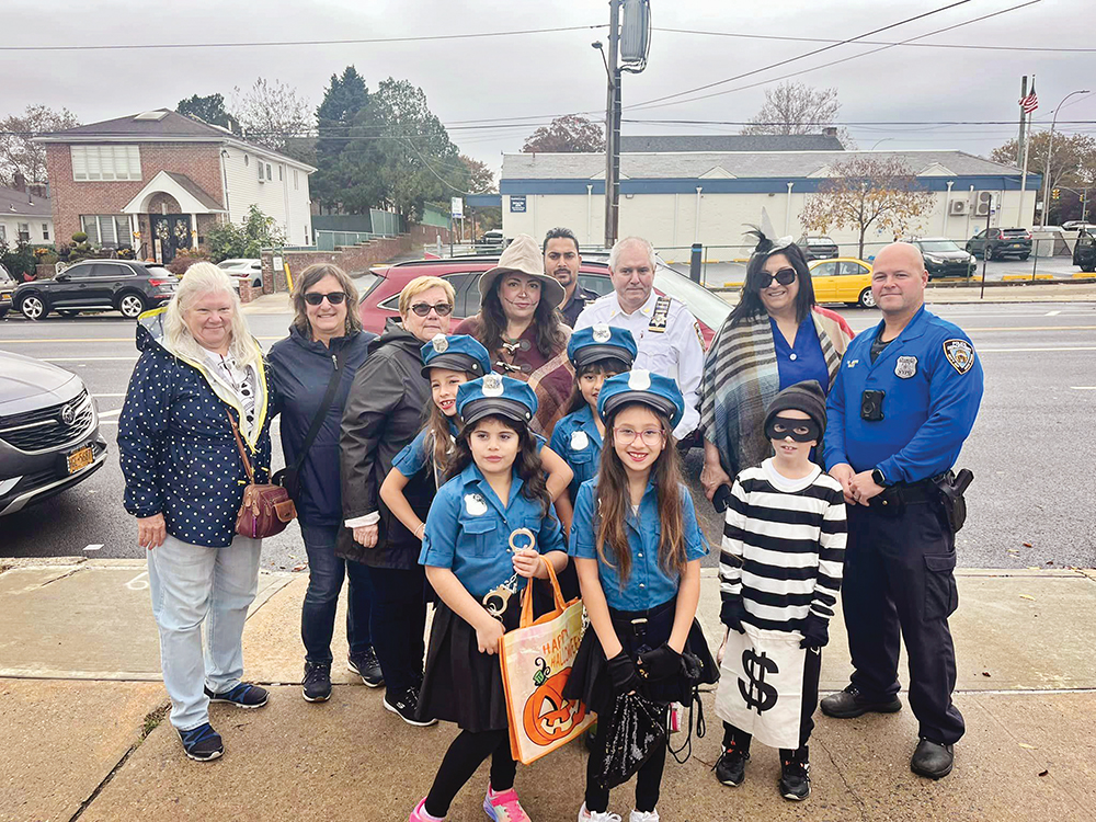 Photo Courtesy of Howard Beach Lindenwood Civic “Our Haunt N’ Treat was a success even in the wacky weather,” the HBL Civic said on Facebook.