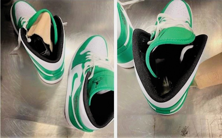 LaGuardia Airport TSA Officers Find Gun Concealed inside Sneakers Packed in a Checked Bag