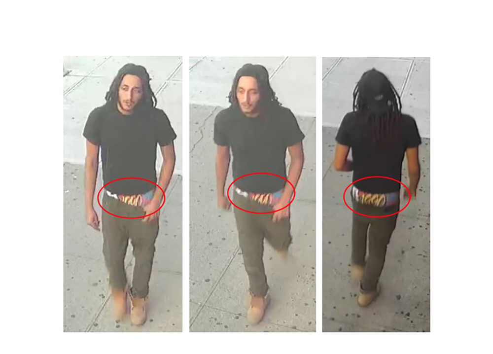  Photo Courtesy of U.S. Attorney’s Office of the Eastern District of NY Footage from a storefront camera in that same vicinity shows the defendant walking on Liberty Avenue between 127th Street and 128th Street. In the footage, Hussein’s distinctive underwear can clearly be seen.