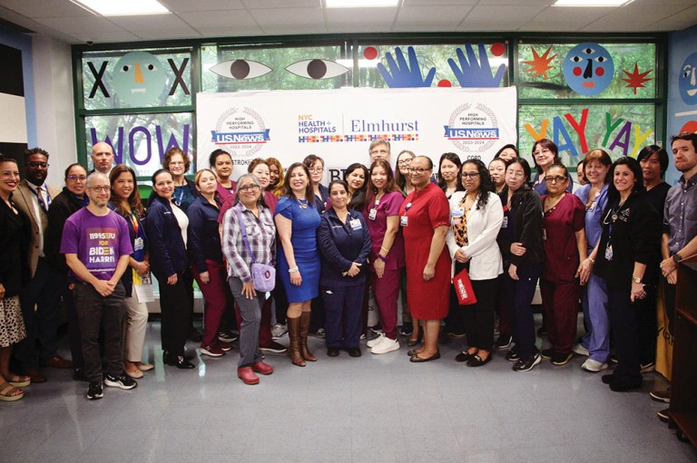 Pols, Elmhurst Hospital Staff Celebrate Continual Coverage for Children in the State Budget