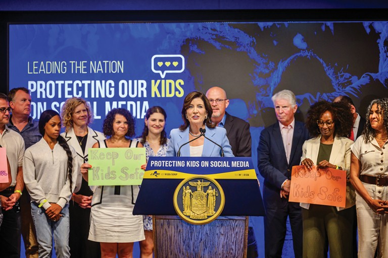 New Laws Restrict Addictive Social Media Feeds and Protect Kids Online: Hochul