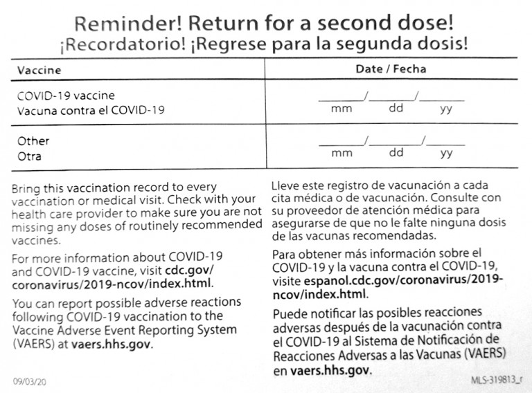 NY Woman Pleads Guilty to COVID-19 Vaccine Card Fraud Scheme