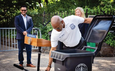 City Unveils First-Ever Official NYC Bin for Trash Pickup