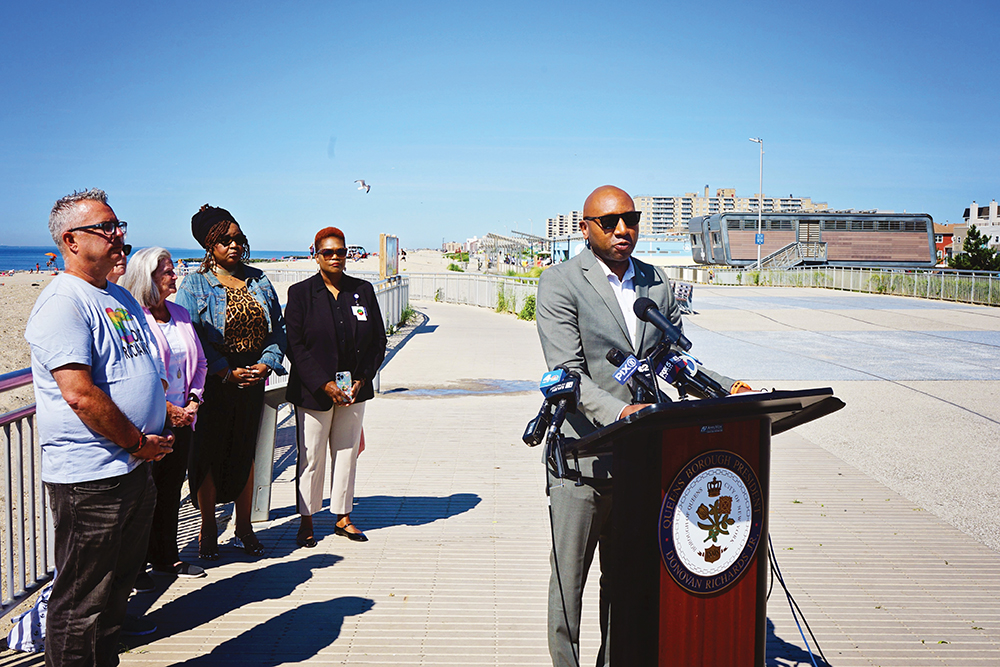 Photo Courtesy of Borough President Richards “It’s on us to keep ourselves safe at the end of the day,” Borough President Richards said.