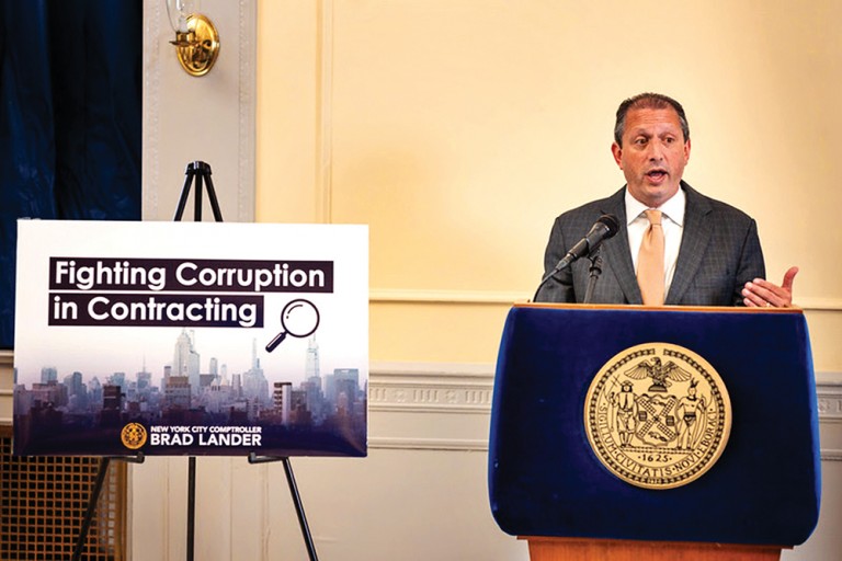 Comptroller’s Plan to Tackle Corruption in City Government Contracting