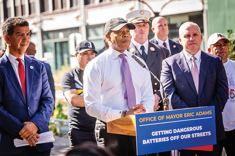 Adams Lauds E-Bike Trade-in Program