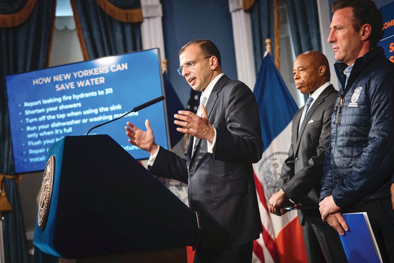 Adams Issues Citywide Drought Watch, Urges New Yorkers to Start Conserving Water