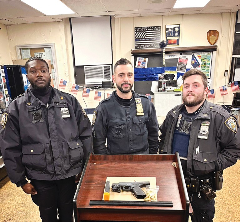 106th Precinct Cops Take Loaded Gun off Streets