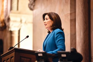 Photo Courtesy of Don Pollard/Office of the Governor Hochul said the State is determined to give New Yorkers “the modern, dependable and resilient transportation network they deserve.”