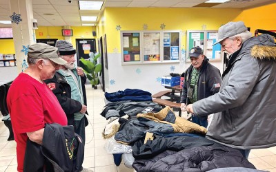 Communities Donate Winter Items to Vets Residence