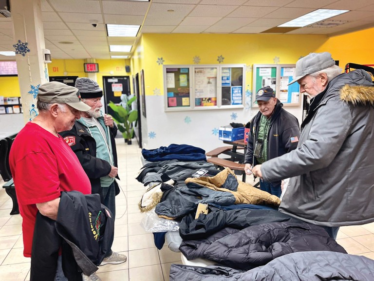 Communities Donate Winter Items to Vets Residence