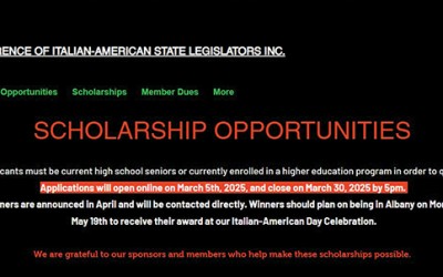 Pol Encourages Constituents to Apply for Italian-American Legislators Conference College Scholarship