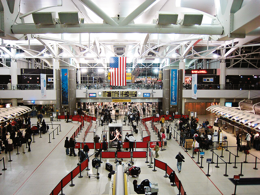 Photo Courtesy of Wikimedia/Doug Letterman A CBP officer at the port of entry will conduct an inspection to determine if the individual is eligible for admission under U.S. immigration law.