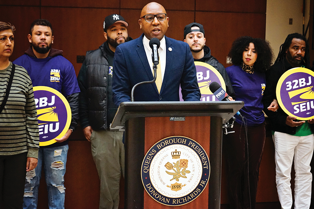 Photo Courtesy of Borough President Richards Today, we tell Con Edison that we won’t sit idly by and accept these hikes without a fight,” Borough President Richards said.