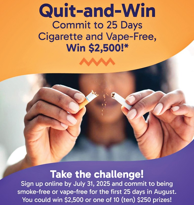 NY State Quitline Offering Monetary Incentive to Those who Quit Smoking or Vaping