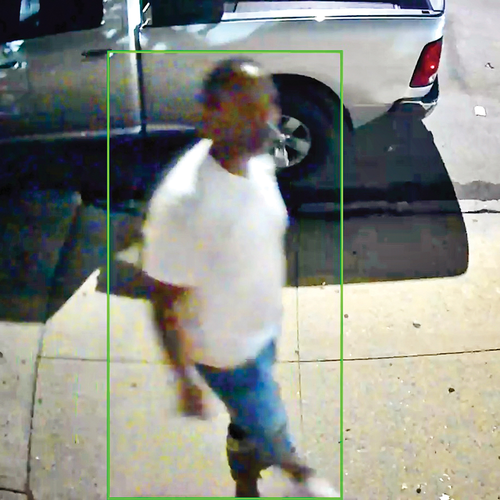 Courtesy of COPCP Surveillance footage depicting the act of vandalism has been turned over to investigators.