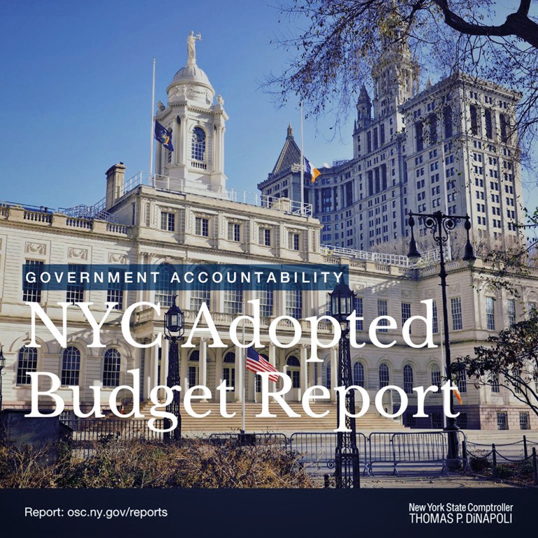 City Budget is Balanced but Risks Loom: State Comptroller