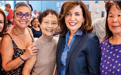 Hochul Visits Queens to Talk Plan for Aging