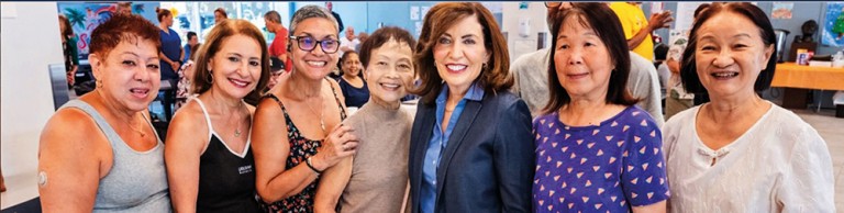 Hochul Visits Queens to Talk Plan for Aging