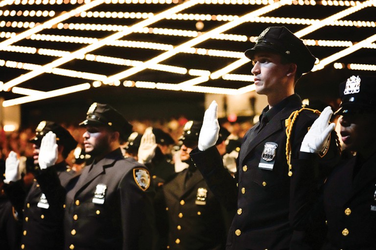 City Hails Largest Police Recruit Class in Almost a Decade