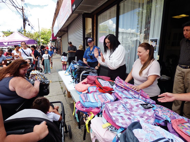 Ariola, 106th Precinct Host Back-to-School Supply Drive in Ozone Park