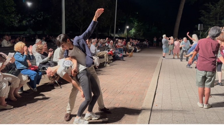 Hundreds Hoof it at Forest Park Big Band Concert