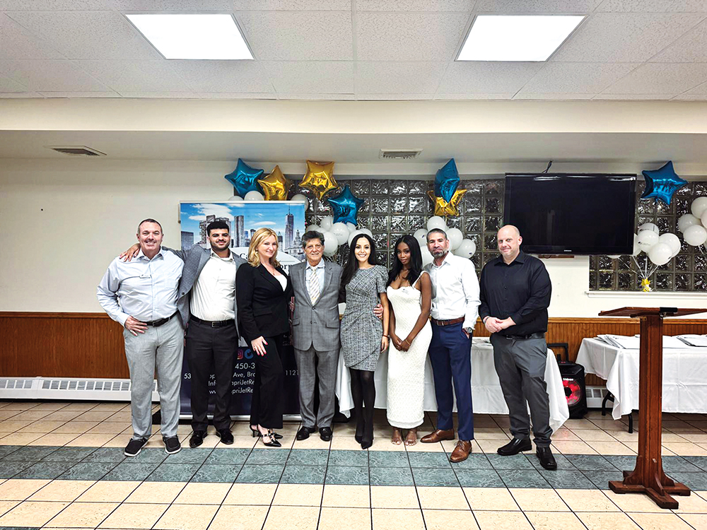 Photo Courtesy of Capri Jet Realty The entire Capri Jet team was on hand, each to share their area of expertise with potential investors.