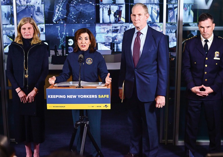 Hochul, MTA Slam Federal Cuts to Counterterrorism Funding