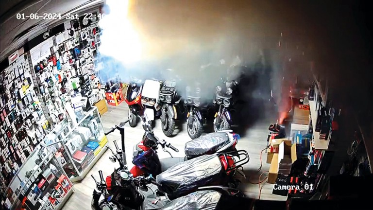 Bravest Battle Blaze at South Richmond Hill E-Bike Shop—Second Fire at Store in Last 20 Months