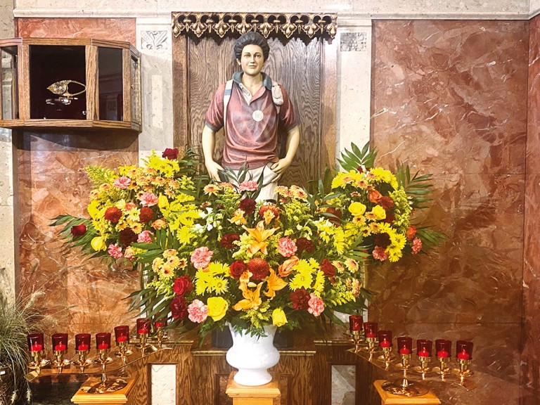 Diocese Dedicates Shrine to First Millennial Saint at Bayside Church