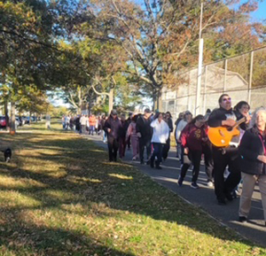 Area Congregations Gather at Charles Park for Spiritual Walk